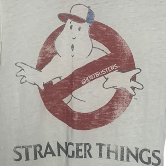 Netflix Stranger Things Ghostbusters Ladies Tee XS - Picture 3 of 6